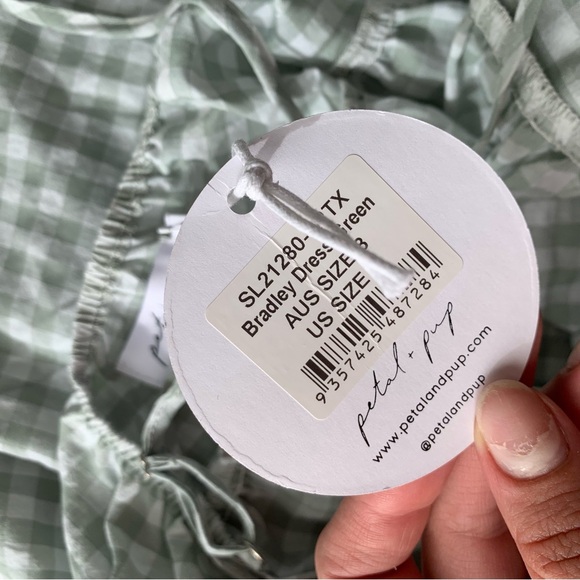 Petal & Pup Green Gingham Maxi Dress - Picture 8 of 10